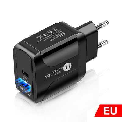 Universal 18W Fast Charging Type-c PD Wall Charger Smart Charger for Samsung for iPhone