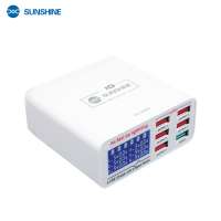 Wholesale SUNSHINE SS-304Q 5v 6a Digital Lcd Universal 6port Usb Charger